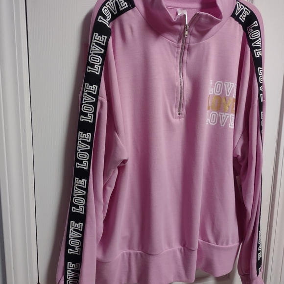 LOVE Zip Long Sleeve Top XXL(19) - Picture 3 of 9